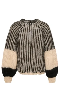 Noella Cardigan - Liana - Cream/Black