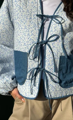 Noella Jakke - Lori - Calla Denim Print