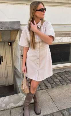 Noella Kjole - Benita - Beige/White