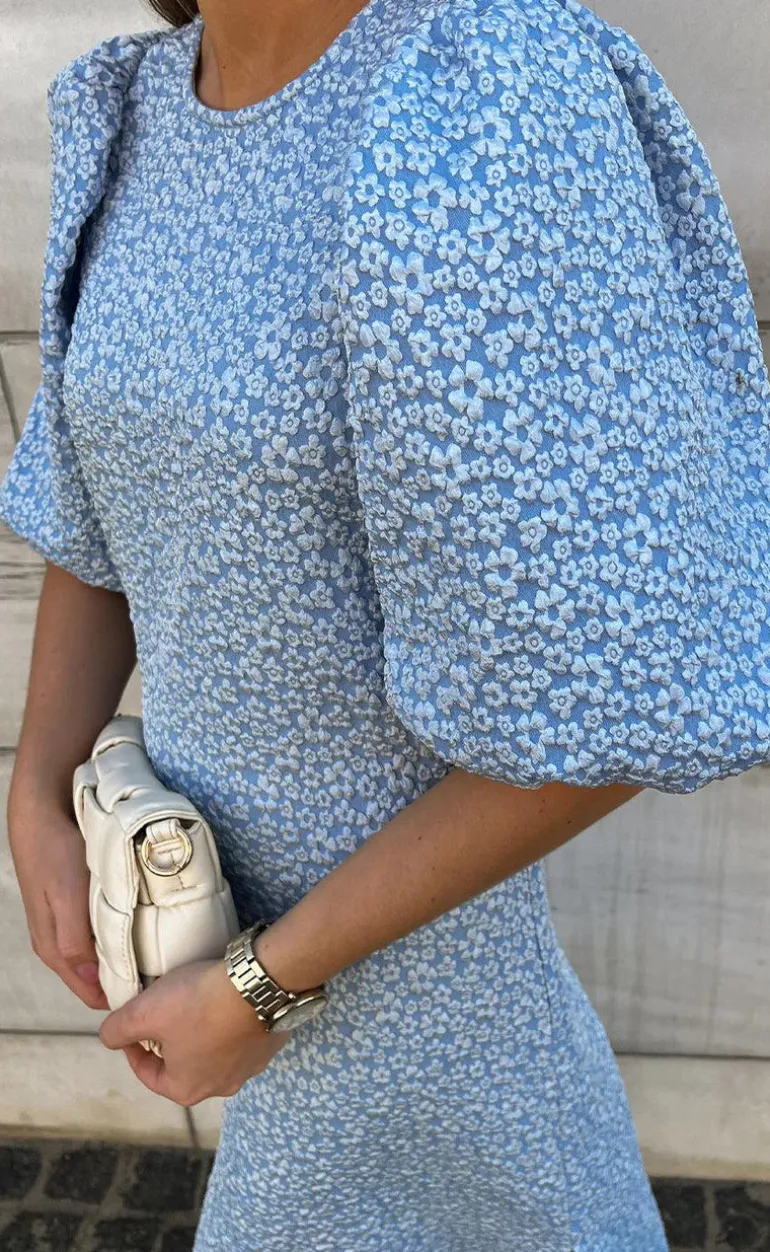Noella Kjole - Reno Pastis Long - Light Blue
