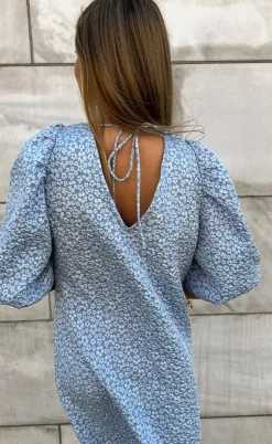 Noella Kjole - Reno Pastis Long - Light Blue