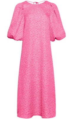 Noella Kjole - Reno Pastis Long - Bright Pink