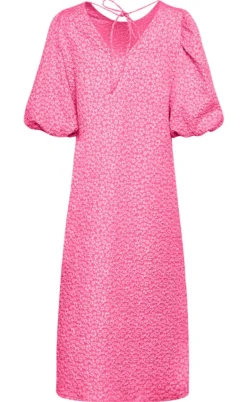 Noella Kjole - Reno Pastis Long - Bright Pink