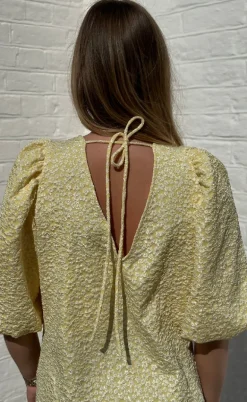 Noella Kjole - Reno Pastis Long - Buttercup Yellow