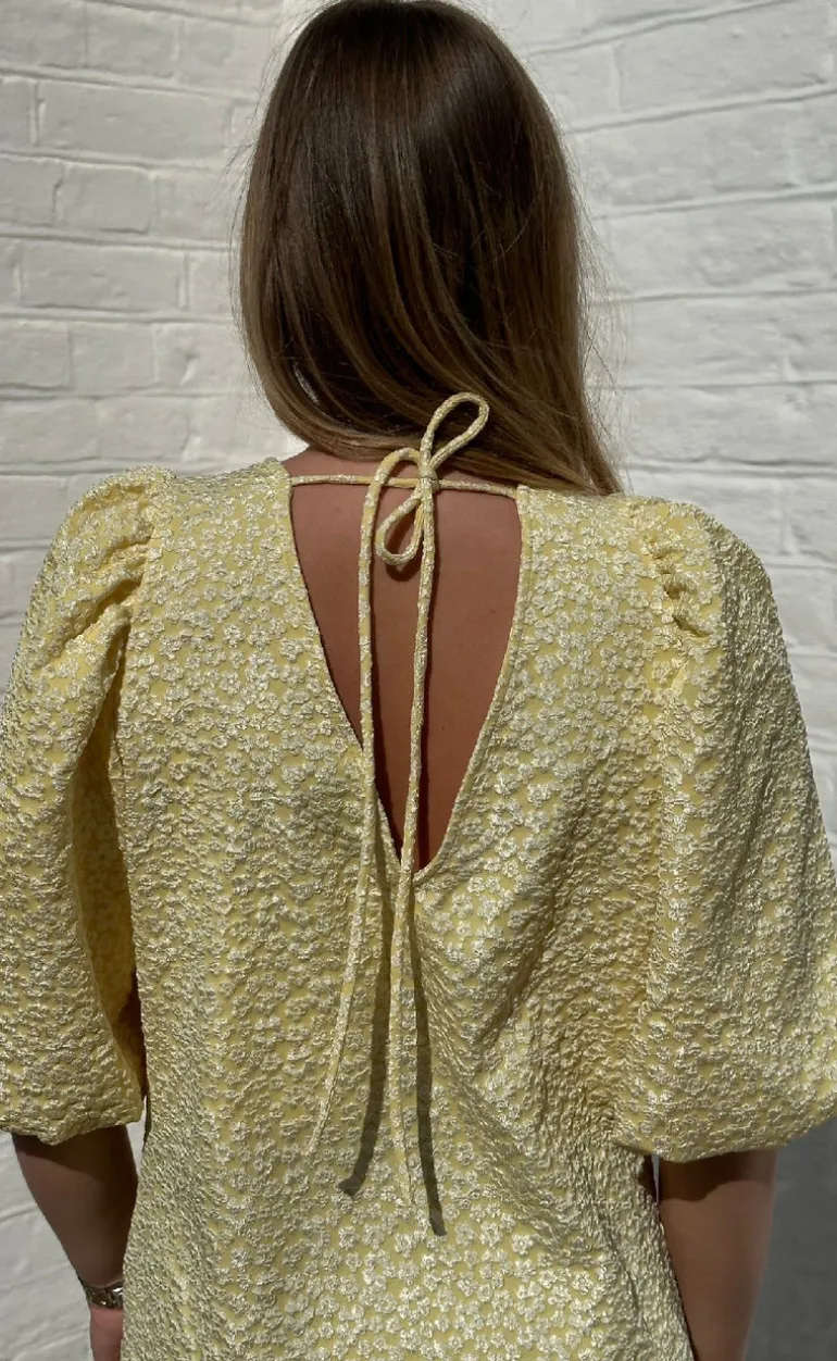 Noella Kjole - Reno Pastis Long - Buttercup Yellow
