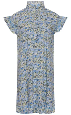 Noella Kjole - Sally - Blue/Yellow Flower