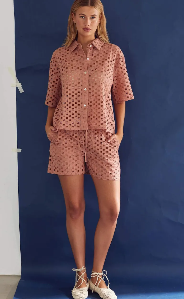 Noella Skjorte - Kealy - Terracotta