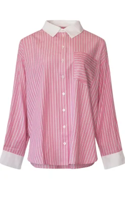 Noella Skjorte - Lakelynn - Carsyn Pink Stripe