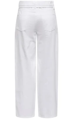 ONLY Bukser - Gianna - White Denim