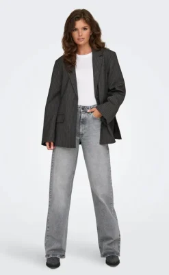 ONLY Bukser - Juicy Wide Leg - Medium Grey Denim