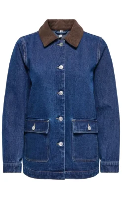 ONLY Jakke - Frankie LS - Dark Blue Denim