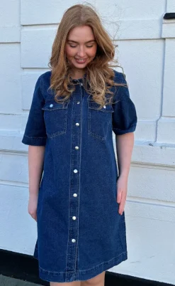 ONLY Kjole - Belle - Dark Blue Denim