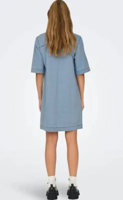 ONLY Kjole - Belle - Light Blue Denim
