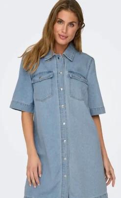 ONLY Kjole - Belle - Light Blue Denim