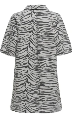 ONLY Kjole - Gry - Zebra