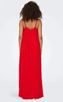 ONLY Kjole - Niki Strap - High Risk Red