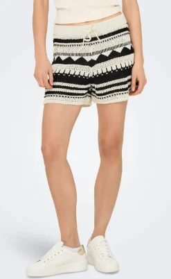 ONLY Shorts - Merida Life - Ecru Black