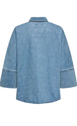ONLY Skjorte - Grace - Light Blue Denim
