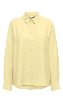 ONLY Skjorte - Lino - Yellow