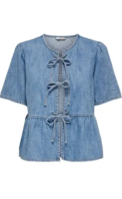 ONLY Skjorte - Noelle - Light Blue Denim