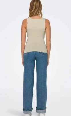 ONLY Top - Leaa 2 Ways - Humus