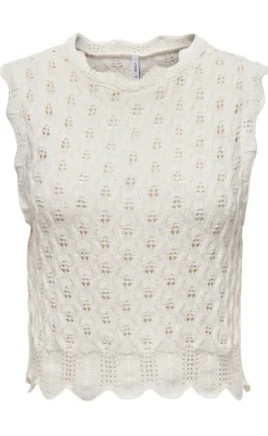 ONLY Vest - Luna Life - Cloud Dancer