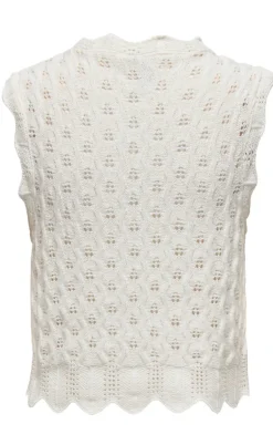 ONLY Vest - Luna Life - Cloud Dancer