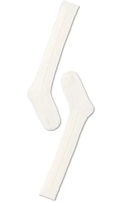 Oroblu Strømper - Woman Wool Cable Over Knee - Off White