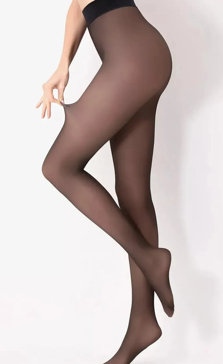 Oroblu Termo Strømpebukser - Thermo Nude - Black