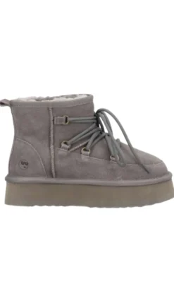 Phenumb Støvle - Dumble XL Lace - Grey Dark