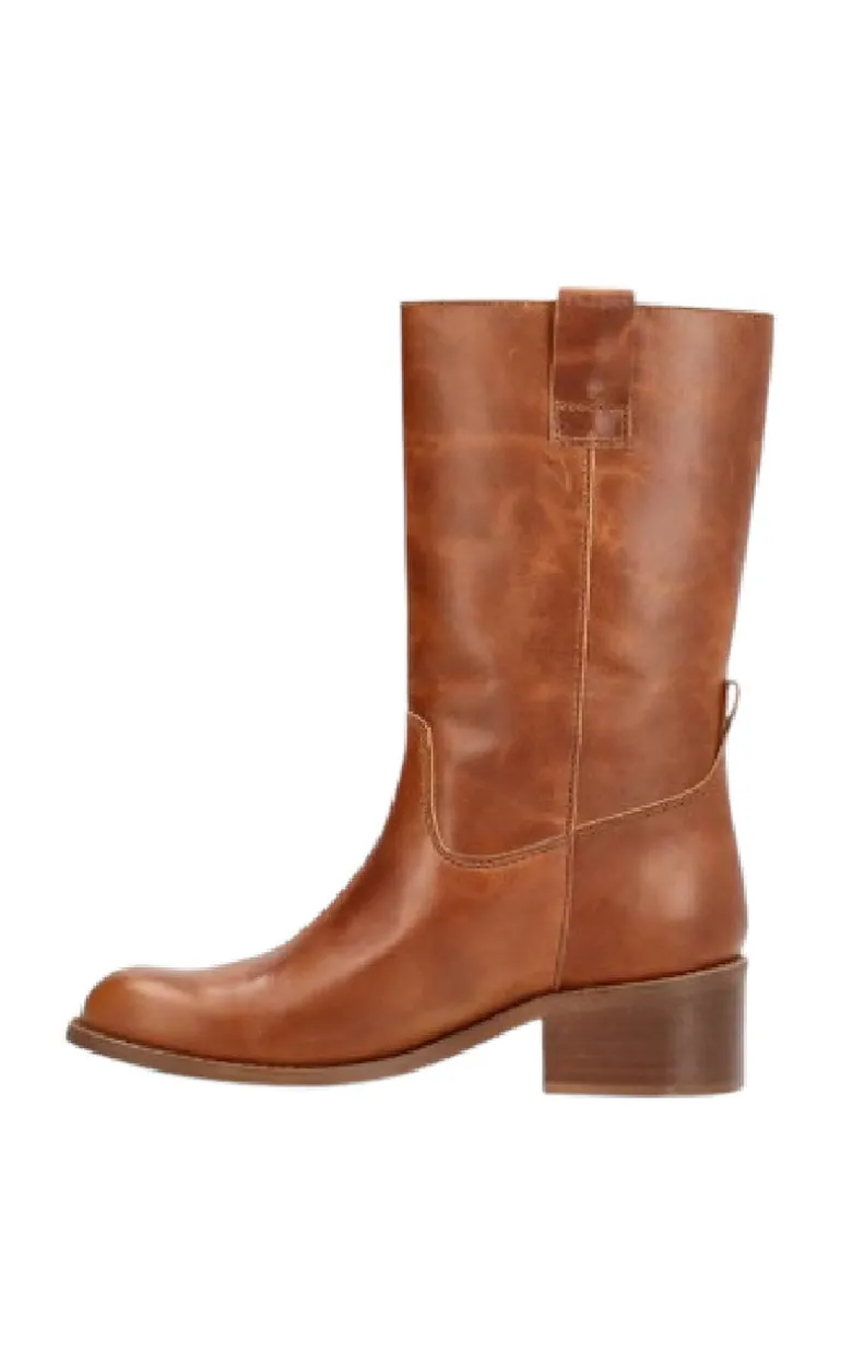 Phenumb Støvler - Martina - Leather Cognac
