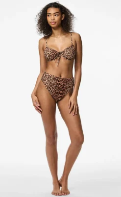 Pieces Bikini Underdel - Lippa - Black/Leo