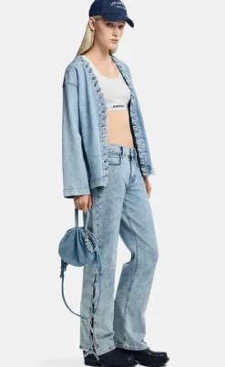 Pieces Jakke - Fenda - Light Blue Denim