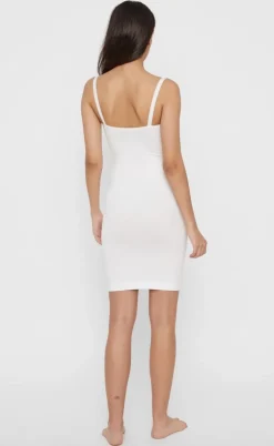 Pieces Kjole - Ballroom - White