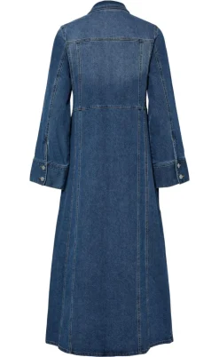 Pieces Kjole - Femma - Medium Blue Denim