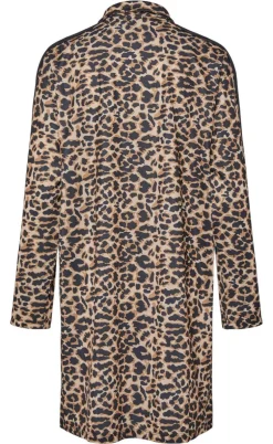 Pieces Kjole - Grace - Black Leo w. Black Stripe