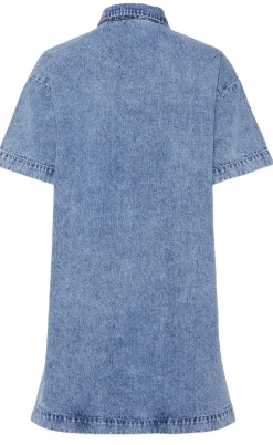 Pieces Kjole - Kenya - Medium Blue Denim