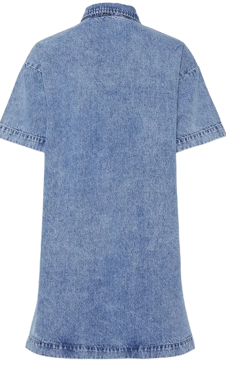 Pieces Kjole - Kenya - Medium Blue Denim