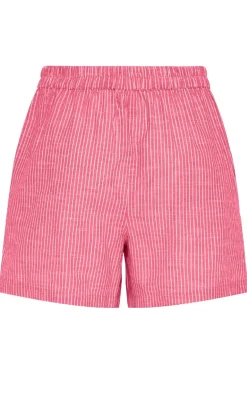 Pieces Shorts - Apia - Pink Lemonade/Bright White