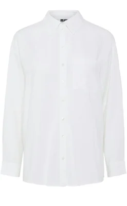 Pieces Skjorte - Pia - Bright White