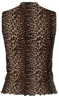 Pieces Top - Flora - Black Leo