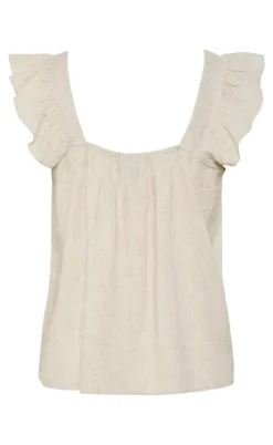 Pieces Top - Pia - Birch Melange