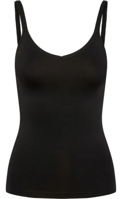 Pieces Top - Plain - Black