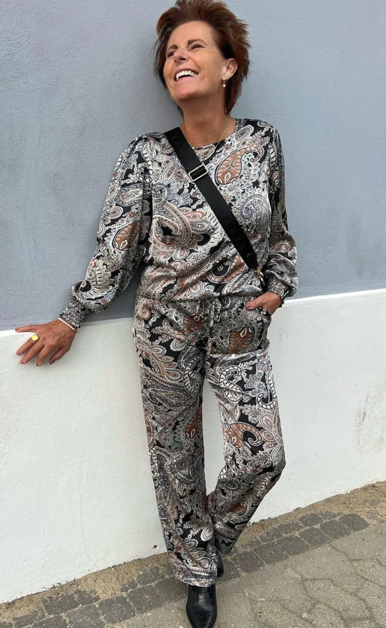 Say INA Copenhagen Bluse - Chili - Paisley Night