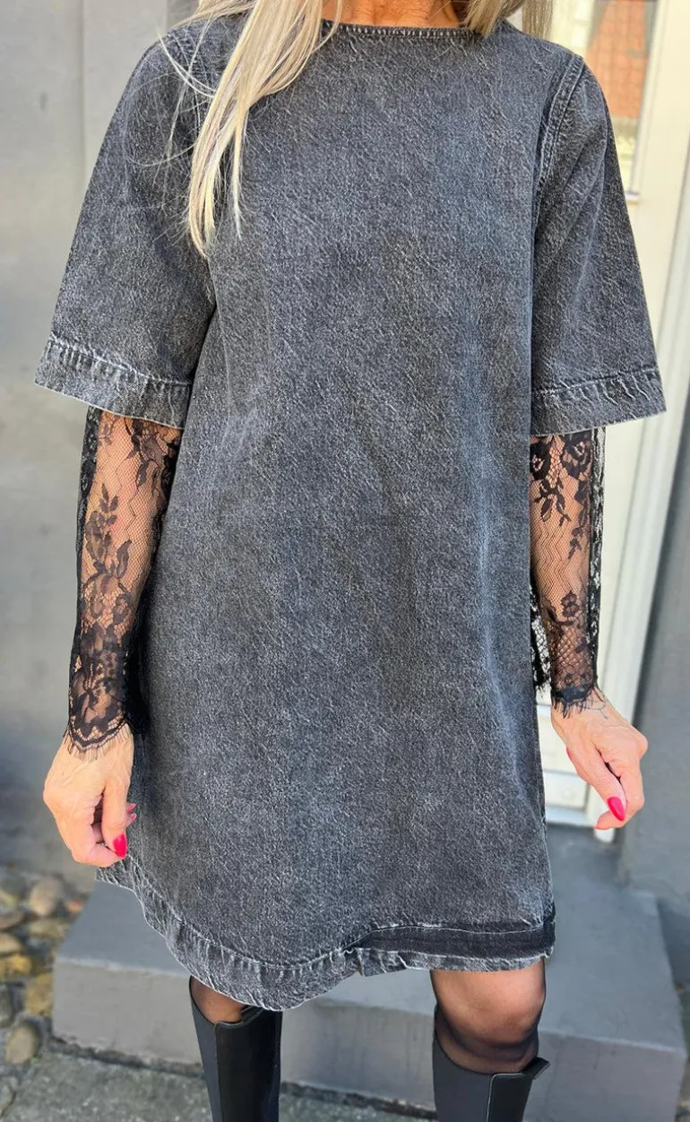Say INA Copenhagen Bluse - Lissa Lace - Black