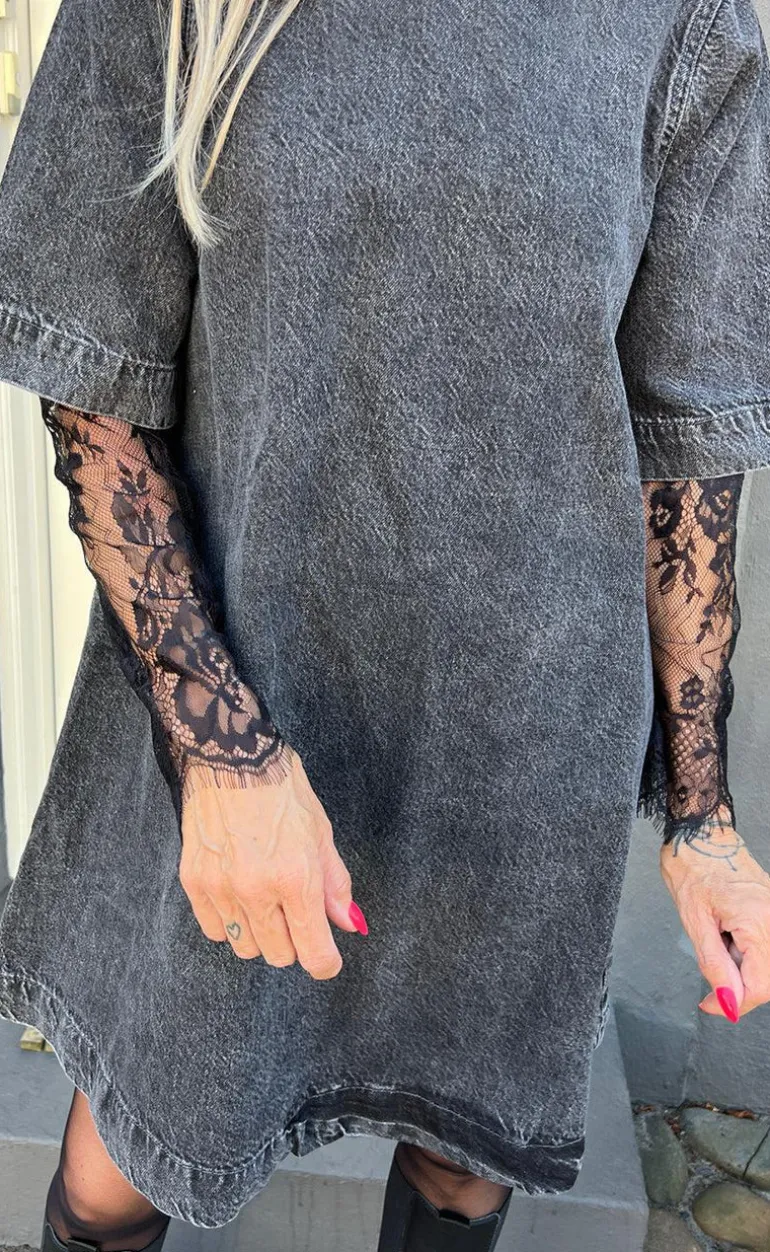 Say INA Copenhagen Bluse - Lissa Lace - Black
