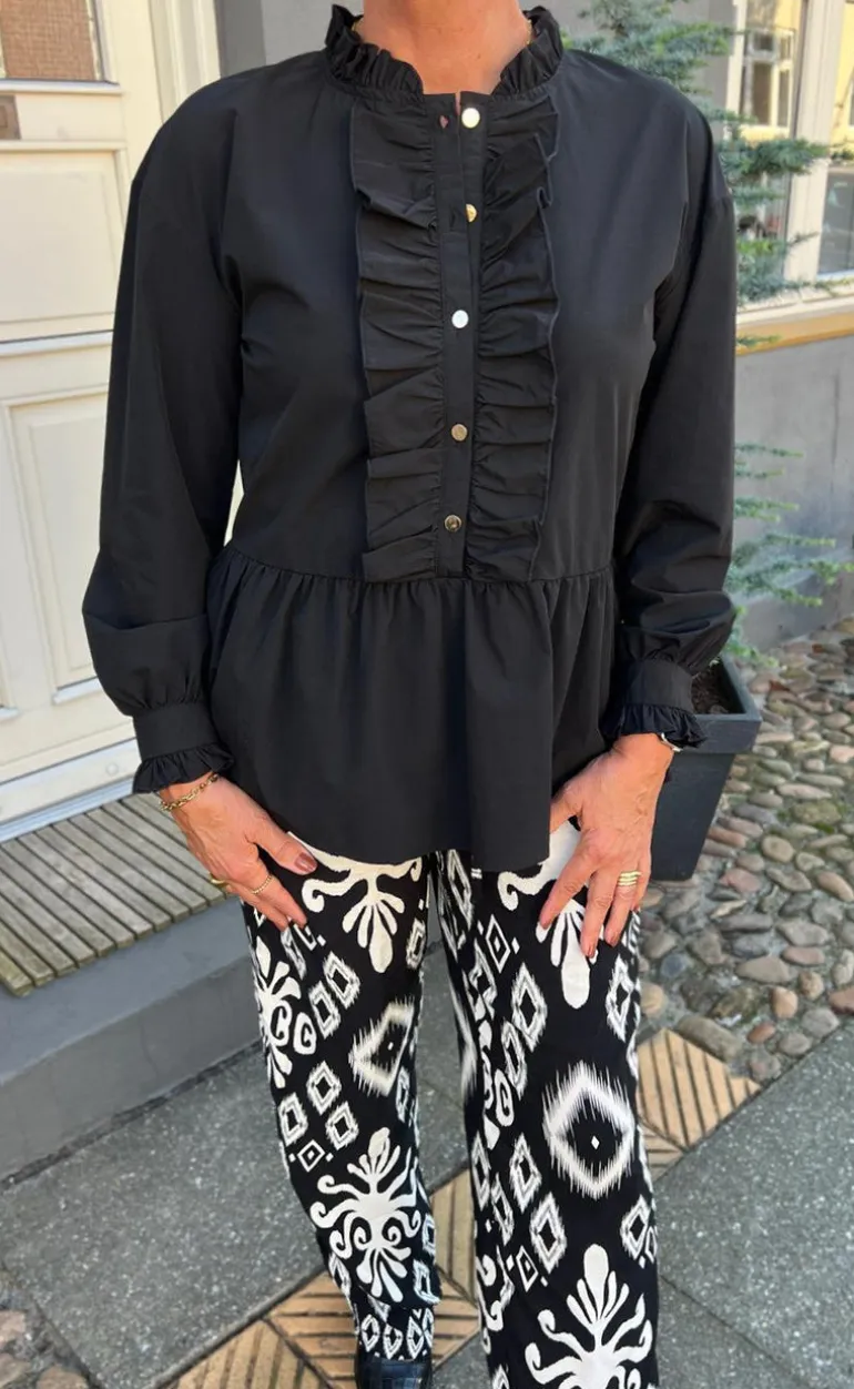 Say INA Copenhagen Bluse - Frida - Black