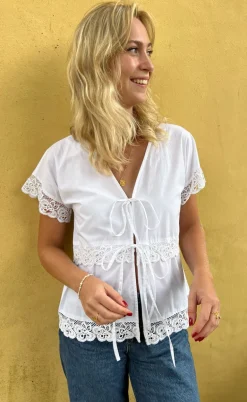 Say INA Copenhagen Bluse - Laura - White