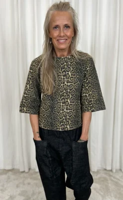 Say INA Copenhagen Bluse - Lara - Leopard