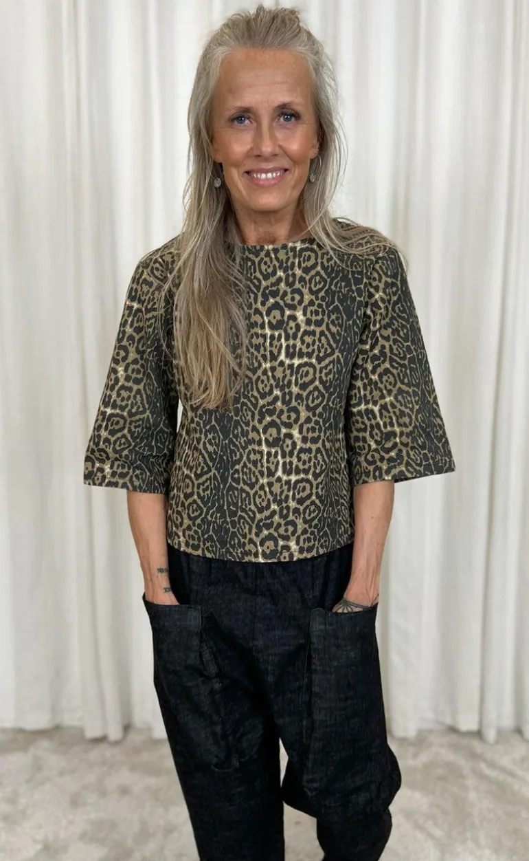 Say INA Copenhagen Bluse - Lara - Leopard